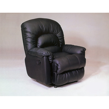 One-seater leather sofa 
